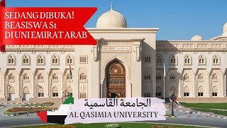 BEASISWA S1 AL QASIMIA UNIVERSITYUNI EMIRAT ARAB  منحة دراسيةالجامعة القاسميةالشارقة [upl. by Yuzik]