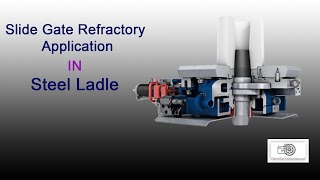 Slide Gate Refractory Application in steel ladle [upl. by Chimene]