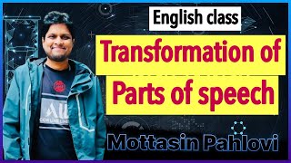 Transformation of parts of speech  English Class [upl. by Saul]