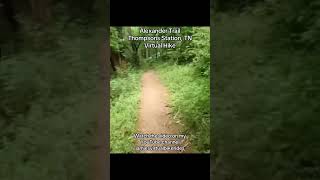 Alexander Trail Thompsons Station TN Virtual Hike  HURRY UP Version  Outdoors Adventure [upl. by Netsyrk]