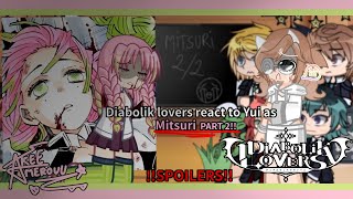 🩷Diabolik lovers react to Yui as Mitsuri PART 22🌸 [upl. by Atirihs]