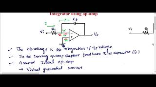 Integrator and Differentiator using opamp [upl. by Kerri]