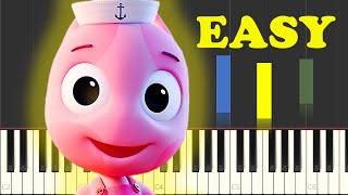 The Backyardigans Castaways Song Piano Tutorial [upl. by Eillod197]