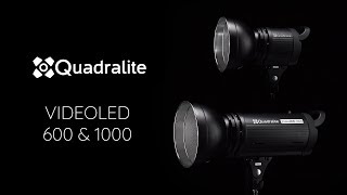 Quadralite VideoLED 600 amp 1000  comprehensive LED lights with Bowens mount [upl. by Riddle]