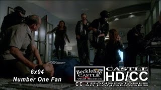 Castle 6x04 quotNumber One Fanquot Castle is Shot  Cheeseburgers as Code Word for Help HDCC [upl. by Novej]