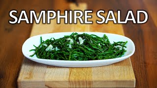 Samphire  Sea Beans Salad  Turkish Meze  4K ASMR [upl. by Paulie]