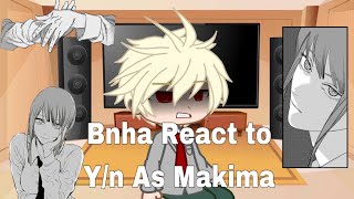 BNHA react to VILLAIN  yn as makima  MHA REACT  read desc  short [upl. by Flss]