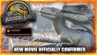 MAJOR NEWS NEW JURASSIC WORLD MOVIE OFFICIALLY CONFIRMED  JURASSIC 7 NEWS amp INFORMATION [upl. by Odlaumor]