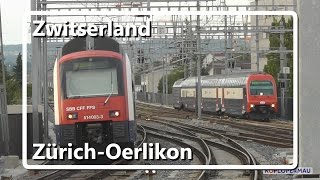 Züge am Zürich Oerlikon  Swiss Train Compilation [upl. by Lenor]