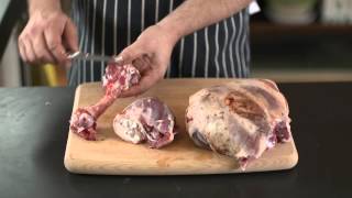 How To  bone and butterfly a leg of lamb [upl. by Blus]