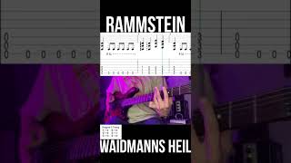 RammsteinWaidmanns Heil rammstein guitar music guitarplayer [upl. by Wein]