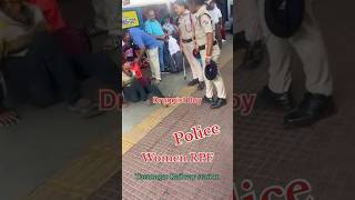 RPF LADY POLICE VS DRUGGIST  Railway station travelvlogger funny arunachaleeboy trending [upl. by Ennalorac163]