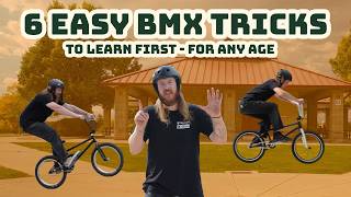 6 beginner bmx tricks  Easy To Learn At Any Age [upl. by Tniassuot]