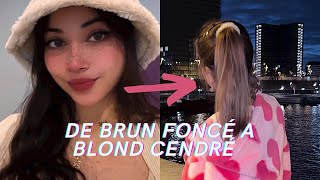 de brun foncé à blond cendré à la maison  VLOG [upl. by Babcock616]