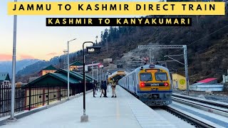 USBRL PROJECT COMPLETED  JAMMU TO KASHMIR TRAIN SERVICE [upl. by Esikram802]