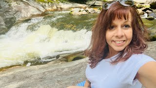 Vanlife Solo Female 50   Waterfalls Weekend Ending With A Blow Out  Where’ve I Been  Ep 94 [upl. by Ttoille]