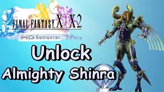 Final Fantasy X2 HD Remaster  Unlock Almighty Shinra [upl. by Han]