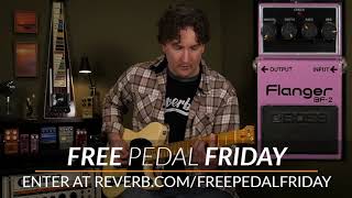 Free Pedal Friday 1983 Boss BF2 Flanger  Reverb Giveaway [upl. by Bonny608]