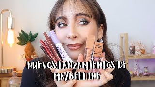 💋NUEVOS LANZAMIENTOS DE MAYBELLINE💋 GEL DE CEJAS DELINEADORES DE LABIOS Y RUBORES LIQUIDOS💋 [upl. by Eidnim616]