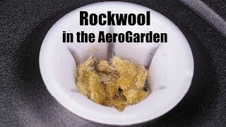 Using Rockwool in the AeroGarden [upl. by Walliw]