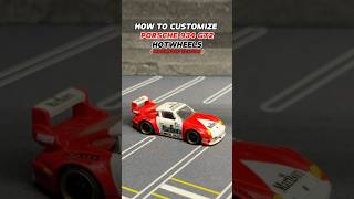 HOW TO CUSTOMIZE PORSCHE 993 GT2 hotwheels porsche diy howto custom cars [upl. by Soutor]