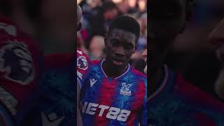 Come for the flick stay for the finish  Mateta pitchside 🔥 cpfc premierleague crystalpalace [upl. by Artina]