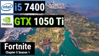 Core i5 7400  GTX 1050 Ti vs FORTNITE [upl. by Ginsburg]