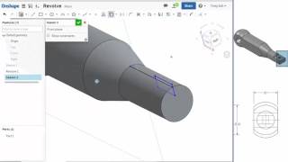 ENGR6  Onshape Revolve Feature [upl. by Eelrebma]