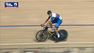 Conor Leahy victory  Adelaide Track League  Santos Festival of Cycling 2022 [upl. by Peterman643]