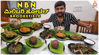 Famous NBN Military Hotel in Bangalore  Kannada Food Review  NonVeg Food  Unbox Karnataka [upl. by Niple]