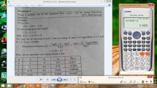 fastest way to solve Bisection Method problem using calculator [upl. by Holly-Anne]