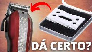 LÂMINA DE CERÂMICA NA MÁQUINA DE CORTAR CABELO COM FIO REGULAGEM CORRETA [upl. by Tobey]