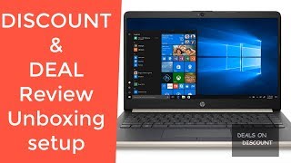 HP 14s Laptop 14CF0014DX  Intel Core i3  8GB Memory UNBOXING REVIEW DEALS PROMO CODE [upl. by Lyall]