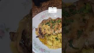 Grilled Thighs with Fiocchetti food cooking chicken pasta [upl. by Urbanna34]