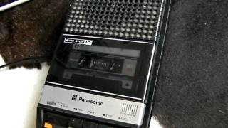 Playing data tapes on a retro tape recorder [upl. by Yehc]