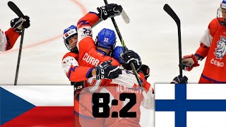 ČESKO VS FINSKO SEMIFINÁLE HLINKA GRETZKY CUP 2023 [upl. by Hauger]