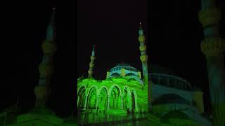 Sharjah Mosque Light Festival  shortfeed [upl. by Yart]