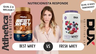 Best whey Atlhetica Nutrition ou Fresh Whey Dux qual é melhor Descubra agora [upl. by Dellora]