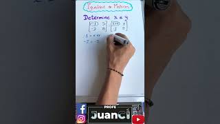 Igualdad de Matrices math matematika shorts short [upl. by Imac500]