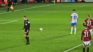 goal 13 Ewerton pen 86´ sparta prague  fcb banik ostrava football 2112024 [upl. by Dnalro]