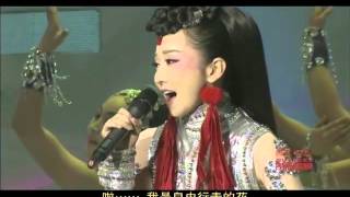 2012年网络春晚 歌曲《自由行走的花》 萨顶顶 CCTV春晚 [upl. by Yreffoeg]