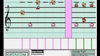 Super Mario 64 Bowsers Theme in Mario Paint Composer [upl. by Call]