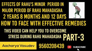 Rahu mahadasha part3 By Acharya Vasudev [upl. by Ettenahs]