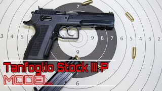 Tanfoglio Stock III P 9x21 [upl. by Nywrad178]