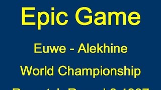 Alexander Alekhine vs Max Euwe  Round 8 WCC 1937 [upl. by Hcnarb769]