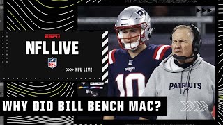 Is Mac Jones’ health the reason he was replaced by Bailey Zappe on MNF  NFL Live [upl. by Vivi55]