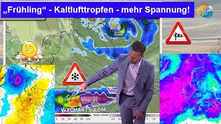 quotFrühlingquot nach Frühwinter  Kaltlufttropfen dann mehr Spannung Wettervorhersage 241101122024 [upl. by Alyad602]