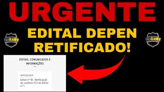 ITEM 173 DO EDITAL DEPEN RETIFICADO FalaGlauber [upl. by Zetnas]