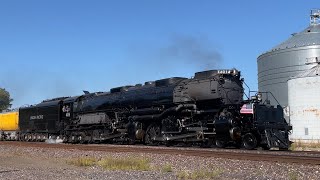 Chasing UP 4884 4014 “Big Boy” from Chicago Heights IL to Villa Grove￼￼ IL on 9924 [upl. by Gonzales]