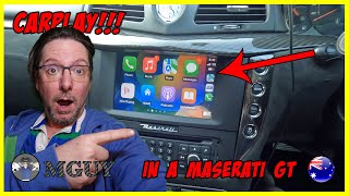 AMAZING Apple CarPlay install in a Maserati GranTurismo  MGUY Australia [upl. by Larrie]